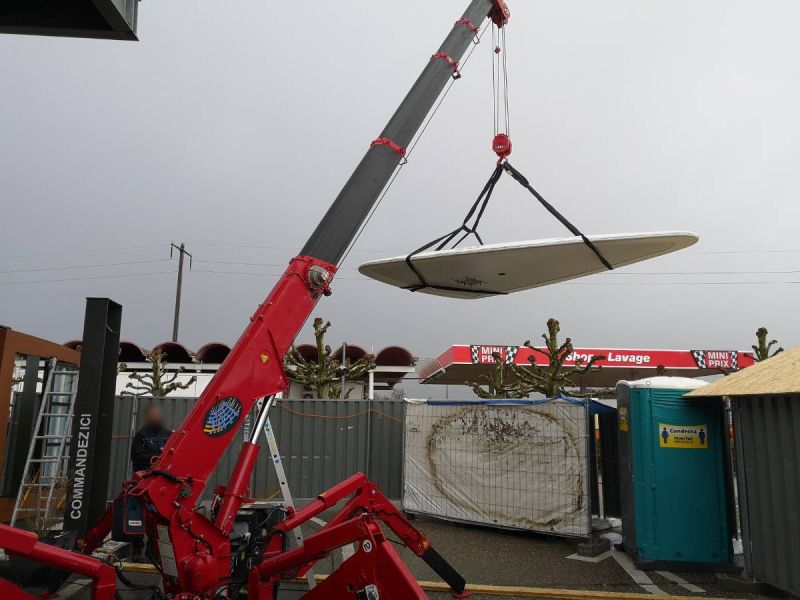 Levage et remplacements de totems