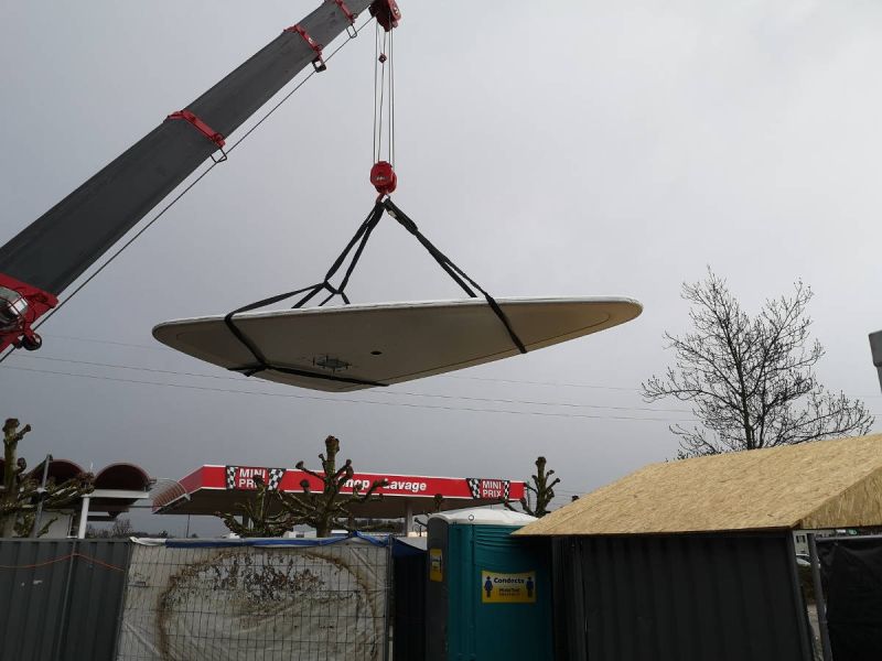 Levage et remplacements de totems