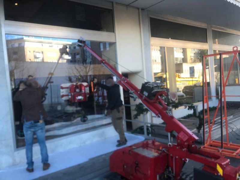 Remplacement et levage d'un verre