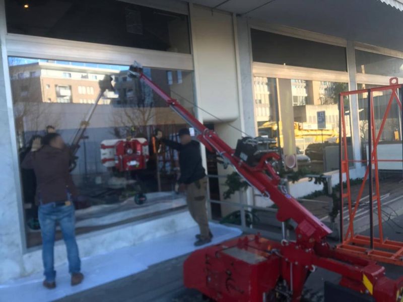 Remplacement et levage d'un verre