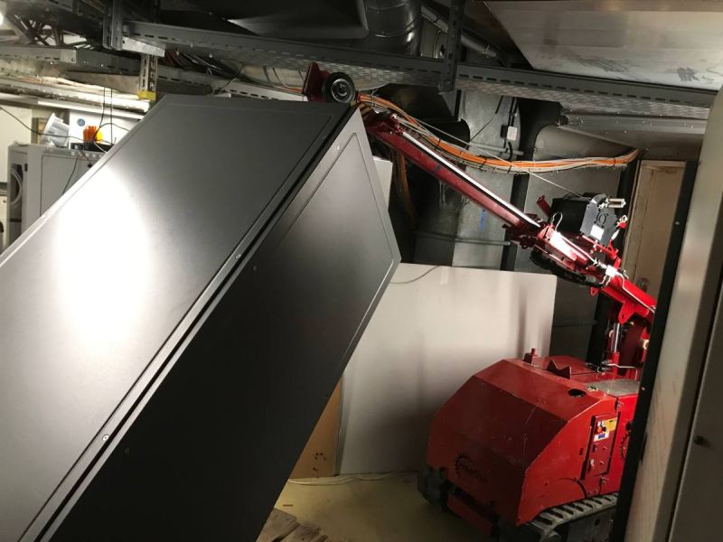 Manutention d'une armoire électrique